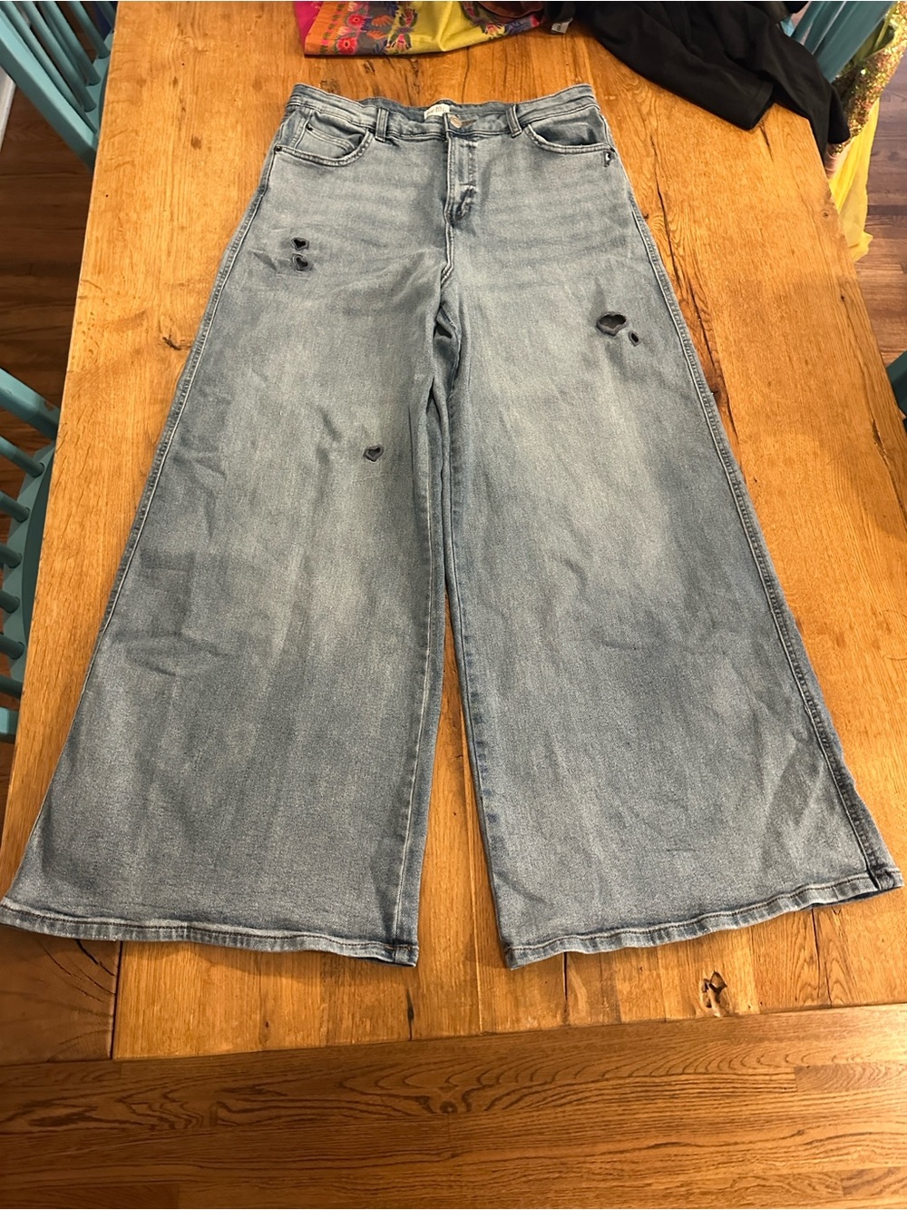 Mills by Millie Bobby Brown Wide Leg Heart Jeans